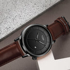 TOMI Minimalist Leather Quartz Set